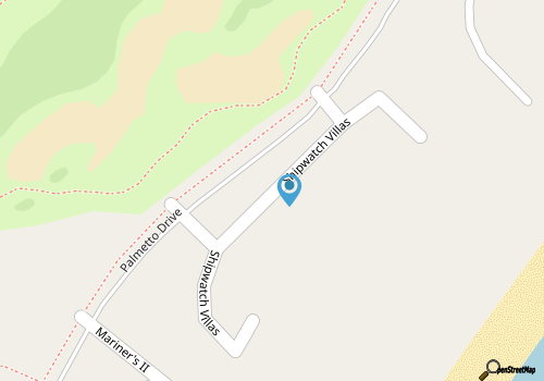 Shipwatch 104A by Wild Dunes, Oceanfront Condo map location