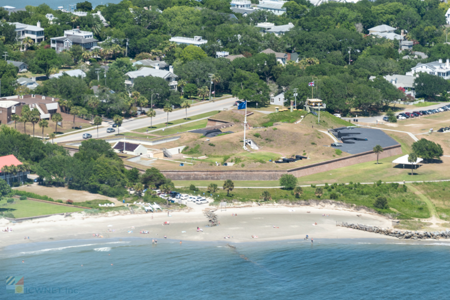 Fort Moultrie from the air