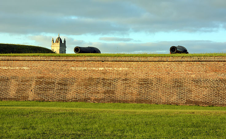 Fort Molutrie on Sullivan's Island, SC