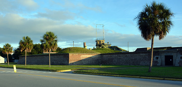 Fort Molutrie on Sullivan's Island, SC